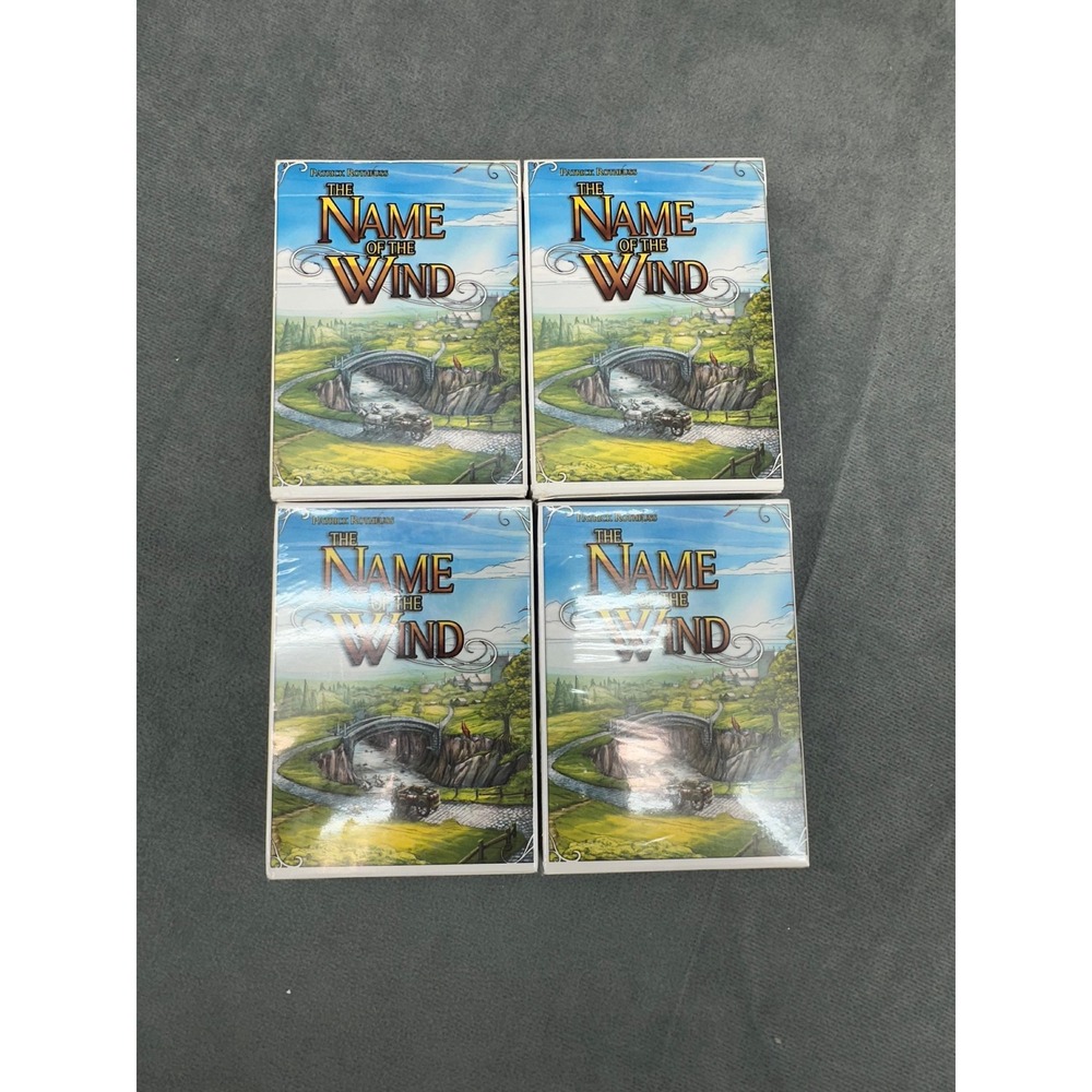Albino Dragon Name of the Wind Playing Cards 4 Decks Patrick Rothfuss Fantasy